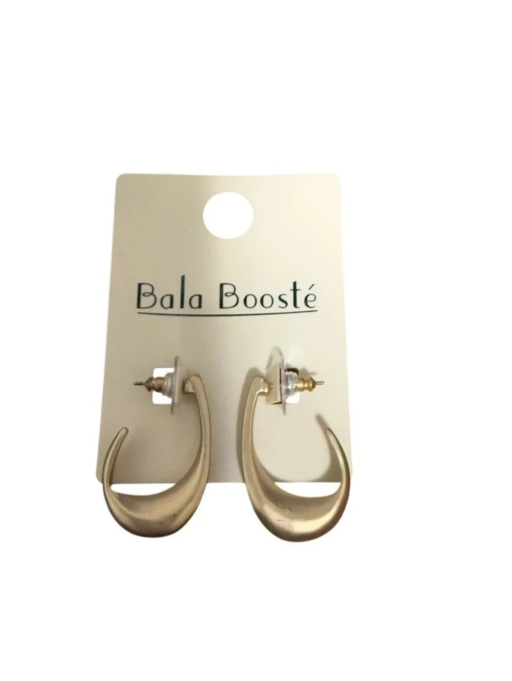 Bala Boosté Women's Gold Tone Hoop Earrings